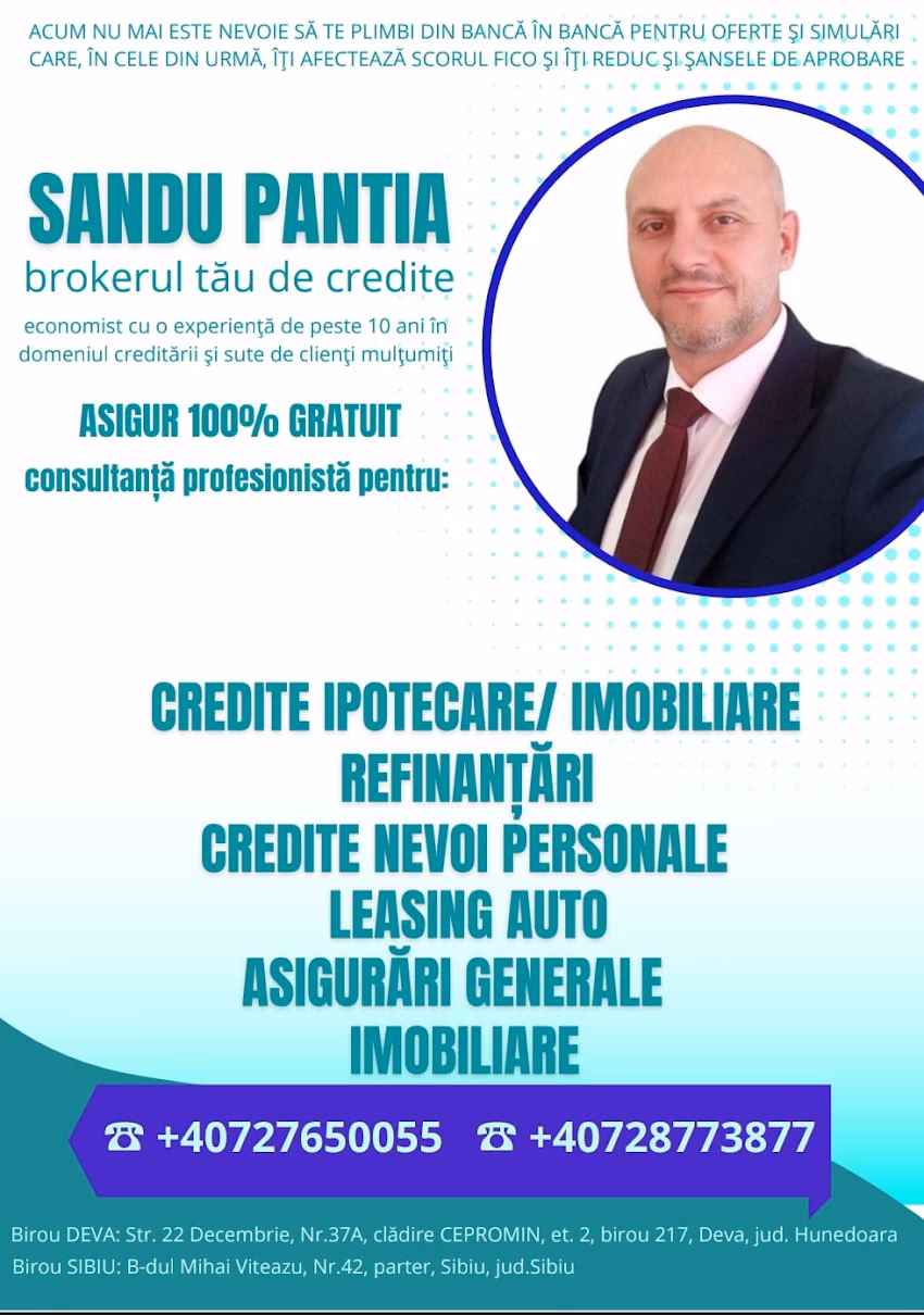 Broker credite Deva Sandu Pantia