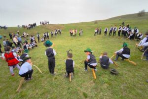 Împușcatul cocoșului la Apața