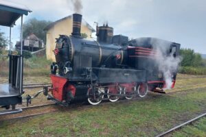 Mocănița de pe Valea Hârtibaciului gara Hosman