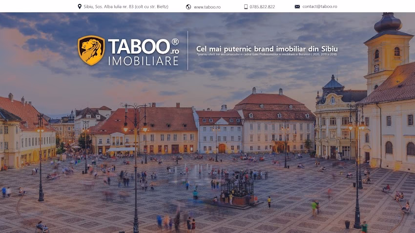 Taboo Imobiliare Sibiu Agentie Imobiliara Sibiu